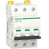 Schneider Miniature circuit-breaker, 3-pole, 6kA, 25A - Rubicon Installer Portal